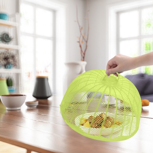 Round Plastic Food Cover With Hooks Washable Sturdy For Kitchen Outdoor Dining - Picture 6 of 20