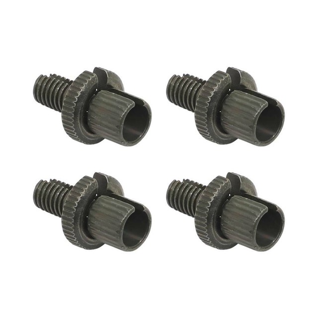 4pc Universal 8mm M8 Brake Clutch Cable Adjuster Nuts Bolts For