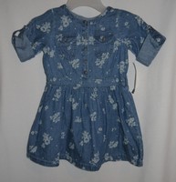 Genuine Kids Osh Kosh Girls Toddler Denim Jean Floral Print 18m 2t 4t Genuine Kids Osh Kosh Girls Toddler Denim Jean Floral Print 18m 2t 4t