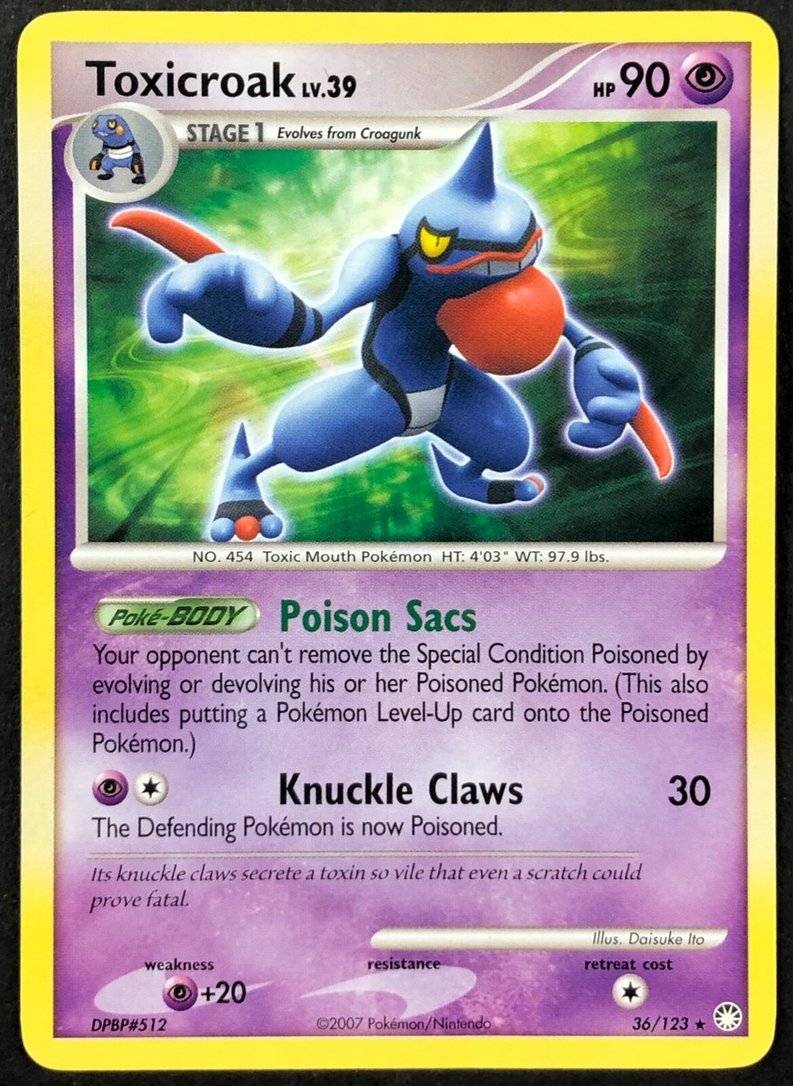Toxicroak Card