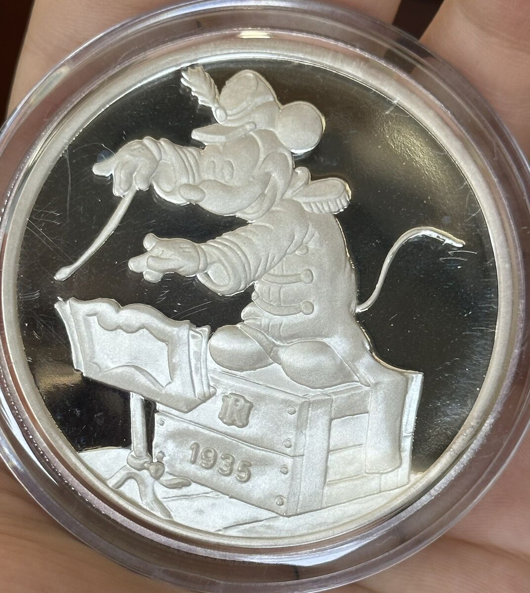 1988 Walt Disney Mickey Mouse 60 Years Band Leader 5 Oz Fine 1988 Walt Disney Mickey Mouse 60 Years Band Leader 5 Oz Fine