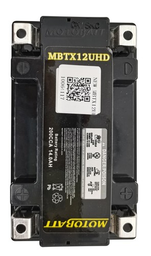 Battery Motobatt AGM Black MBTX12U Triumph Bonneville 865 2009-2015 - Picture 4 of 5