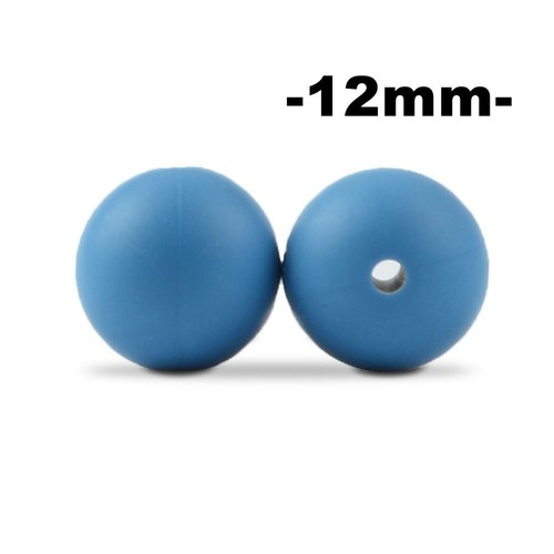 12mm Round Silicone Beads Baby Making Necklace Keychain BPA Free Beads 100pcs - Picture 24 of 53