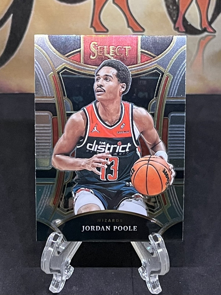 2023-24 Panini Select Jordan Poole #383 Mezzanine Level Washington Wizards