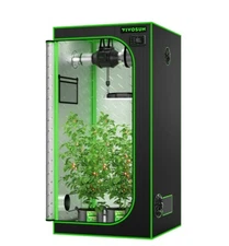 VIVOSUN S276 2.7x2.7ft Grow Tent 32"x32"x63" ,High Reflective Mylar,Non Toxic