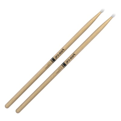 PROMARK TX5AN Hickory 5A Nylon   Classic Forward Hickory 5A   Oval Nylon Tip