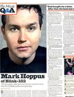Blink-182 band: 42 clippings pages lot Travis Barker-Mark Hoppus-Tom DeLonge — photo 3