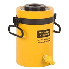 60Ton Single Acting Hydraulic Cylinder 2" Stroke Hollow Jack Ram RCH-6050