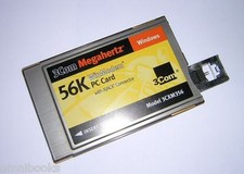 3Com Megahertz PCMCIA 56k Win Modem PC Card with XJACK 3CXM356