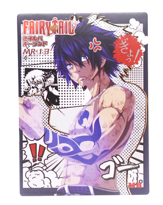 GrayFullbuster MR 13 Fairy Tail Manga Rare CCG Anime Collectible