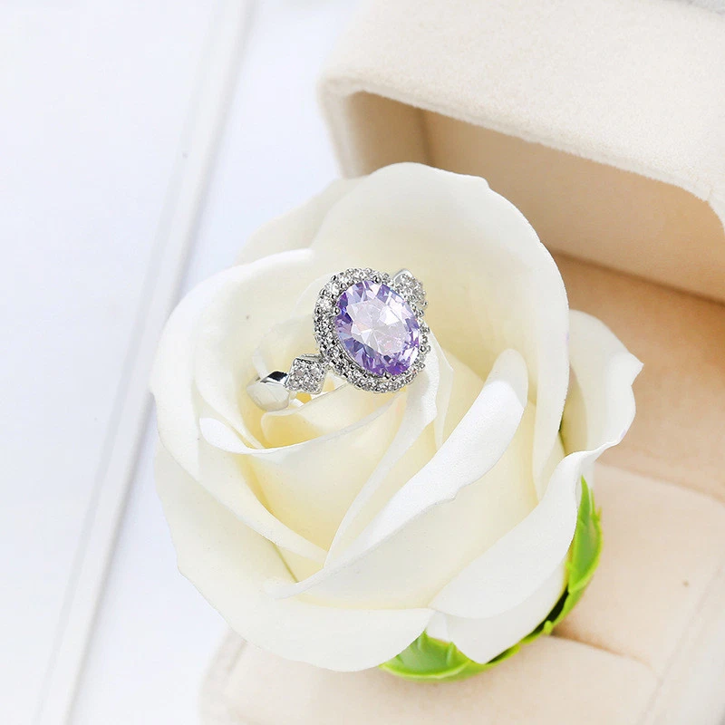 Light purple deals amethyst ring