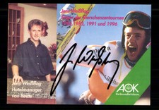 Jens Wei&szlig;flog Skispringen Autogrammkarte Original Signiert + A 242912