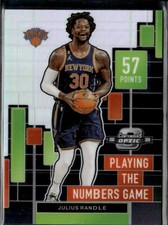 2022-23 Panini Contenders Optic Playing the Numbers Game #6 Julius Randle Prizm