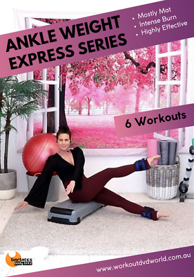 BARLATES ANKLE WEIGHT EXPRESS 6 WORKOUTS EXERCISE DVD LINDA WOOLDRIDGE STAJSKAL