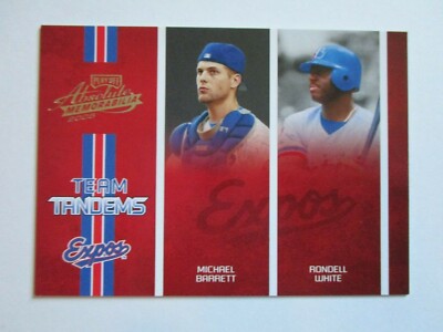 2005 Absolute Team Tandems Michael Barrett Rondell White #056/250 Card #TT-76