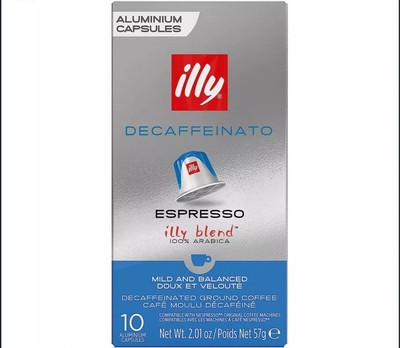 illy Espresso Single Serve Coffee Compatible Capsules 100% Arabica Decaf, 10ct