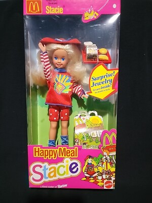 VINTAGE 1993 MCDONALD'S BARBIE HAPPY MEAL STACIE DOLL ORIGINAL BOX