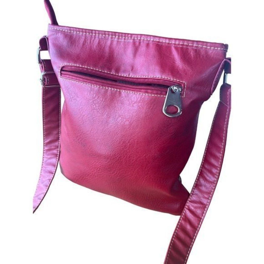 Patchwork Crossbody Bag Purse Multicolor Leather … - image 6