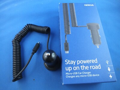 Original Auto Ladegerät Nokia DC-17 Kfz Hochleistung Kabel Micro USB Charger NEU