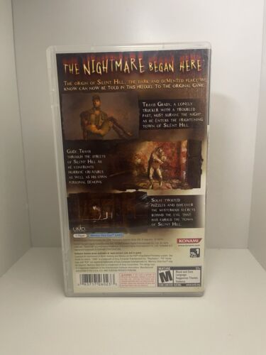 Silent Hill Origins For Sony Portable PSP NTSC Version Complete W Manual - Picture 4 of 5