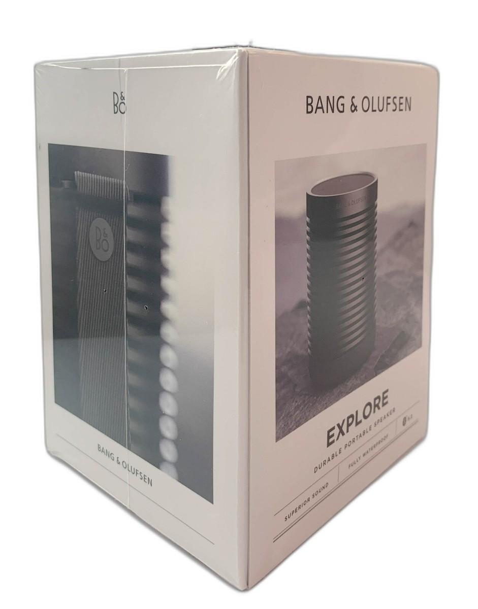 Bang & Olufsen Beosound Explore Durable Portable Wireless Speaker - Black NEW! Bang & Olufsen Beosound Explore Durable Portable Wireless Speaker - Black NEW!