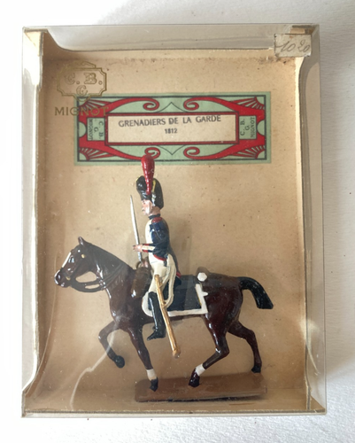 Soldats CBG Mignot 1er Empire – Grenadier De La Garde, Boîte Ancienne, Plomb Peint