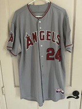 Los Angeles Angels #24 C.J. Cron Game Used Road Jersey 2015 MLB Authenticated