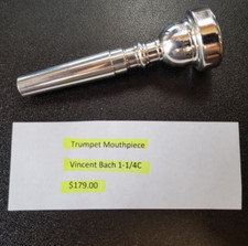 Vincent Bach 1-1/4C Trumpet Mouthpiece Nice