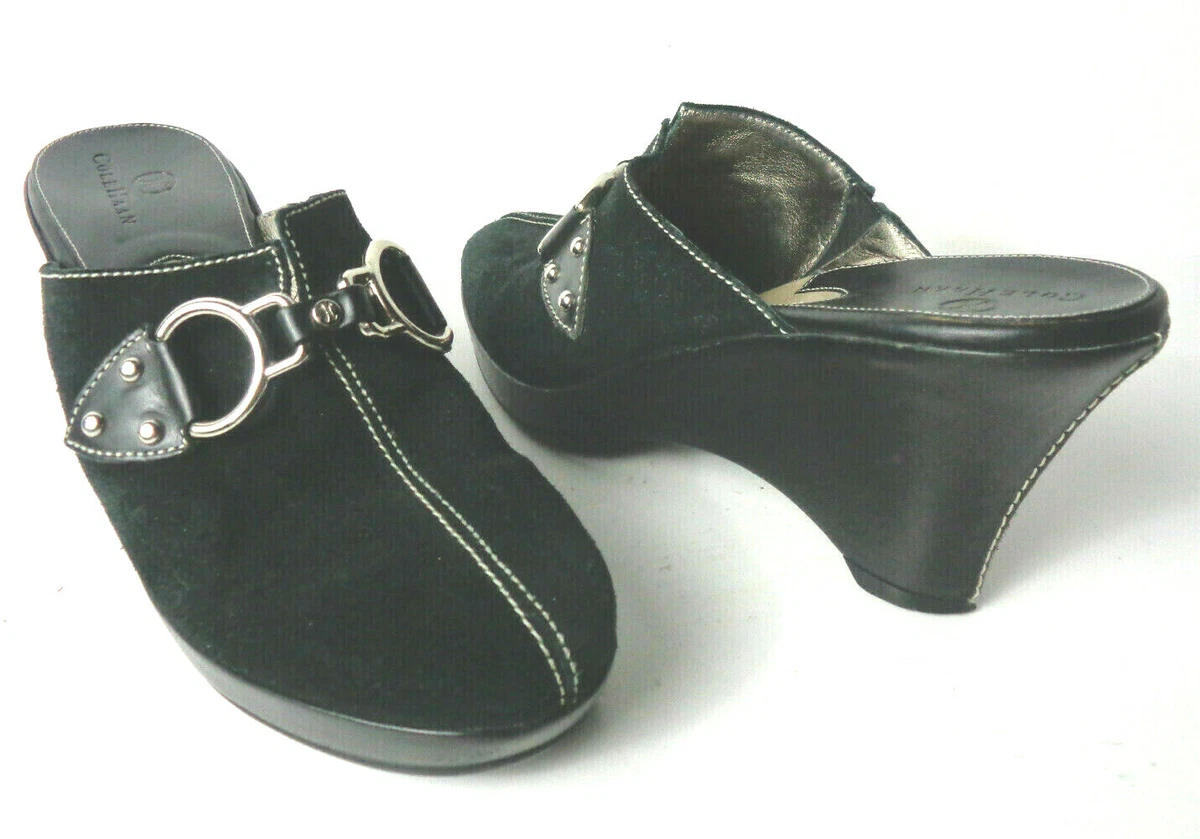 Cole haan black best sale mules