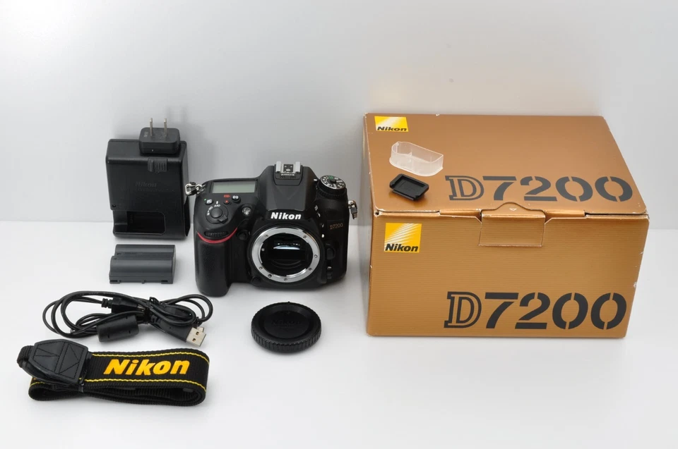 [Mint in Box SC:16640 (11%)] Nikon D7200 24.2MP DSLR Body APS-C from Japan #2025 - Image 2 of 4
