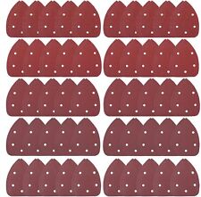 70Pcs 40-320 Grit Mouse Sanding Sheets Sandpaper For Black & Decker Palm  Sander