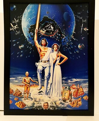 Star Wars 1977 Poland Variant by Wojtek Siudmak 9x12 FRAMED Art