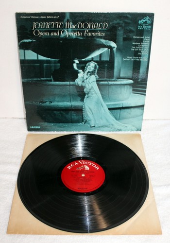 Jeanette MacDonald ~ Opera & Operette Favorites 1967 RCA Victor LM-2908 LP ~ sehr guter Zustand