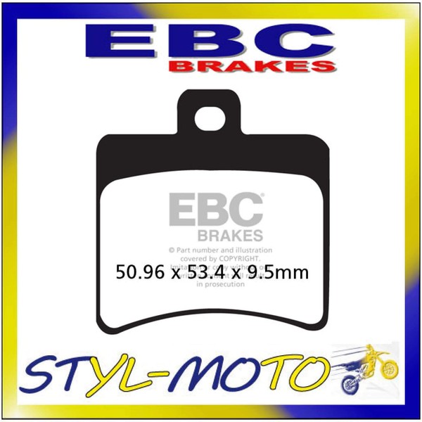 FA298 BeläGe Organisch Aramid Hinten EBC Aprilia 300 Leonardo 2002-2006-image