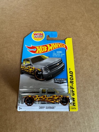Hot Wheels ZAMAC 2014 Chevy Silverado HW Off-Road C18