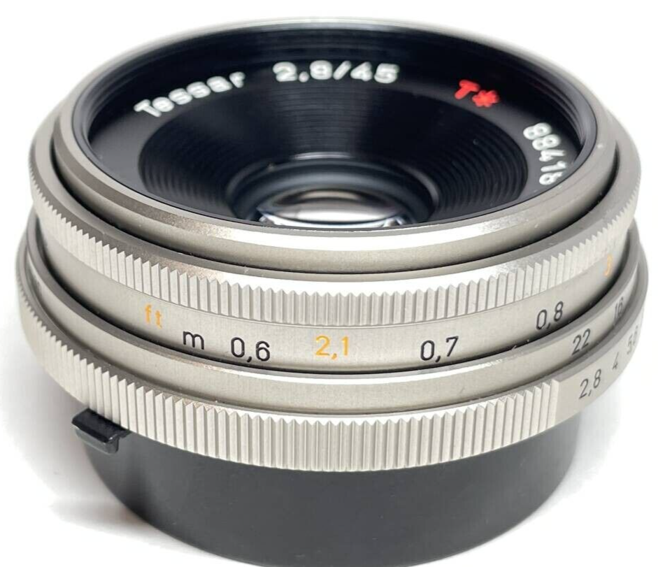 MINT Contax Carl Zeiss Tessar T* 45mm F2.8 MMJ 100 Jahre MINT Contax Carl Zeiss Tessar T* 45mm F2.8 MMJ 100 Jahre