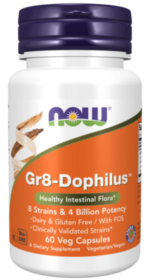 Now Gr8-Dophilus Probiotic Blend 60 Veg Capsules --