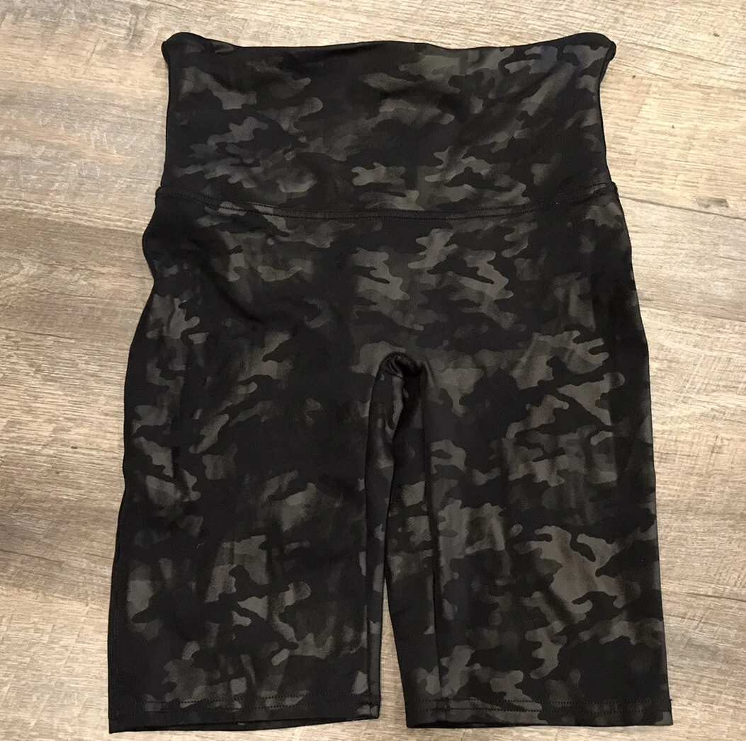 Spanx camo sale biker shorts