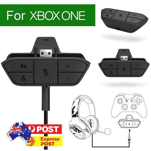Controller Headset Adapter Audio Mic Headphone Converter for Xbox One Controller