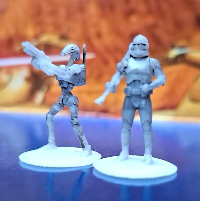1:72 Star Wars Clone Trooper Battle Packs For Micro Galaxy Squadron AT-TE (1/72)