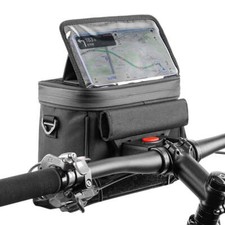 Bicycle Front Handlebar Bag Phone Holder Waterproof Touch Screen Large Capacity