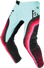 Open Box Answer Youth Syncron Swish Dirt Bike Pants Berry/Air Pink/Seafoam - 16