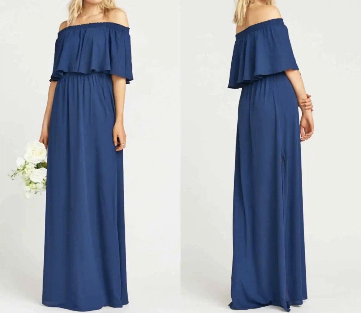 bridesmaid beach wedding dresses Flowing Beach Bridesmaid Wedding Dress Tiffany Blue Bridesmaid Dresses  W/halter Straps (BM892S)  DaisyFormals-Bridesmaid and Formal Dresses in  59+ Colors
