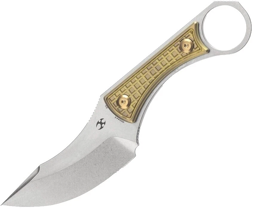 Hoja de acero al carbono Mango De Titanio modernos de colección Cuchillos de Hoja Fija producidos en fábricas