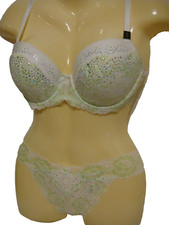 VTG VICTORIA'S SECRET FASHION 2013 DREAM ANGELS PUSH-UP PIGEONNANT BRA PANTY SET