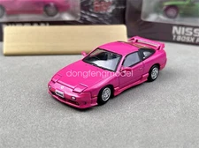 BMC 1/64 Scale Nissan Silvia 190SX Pink RHD Diecast Car Model Toy Gift NIB