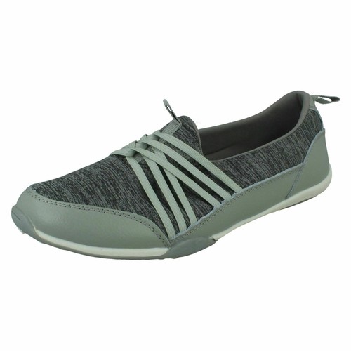Ladies Down To Earth Flat Casual Pumps: F8R0511 - Picture 22 of 30