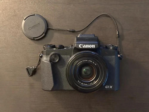 Canon PowerShot G1 X Mark III 24.2 MP Digital Camera with a 24-72mm lens-95%NEW