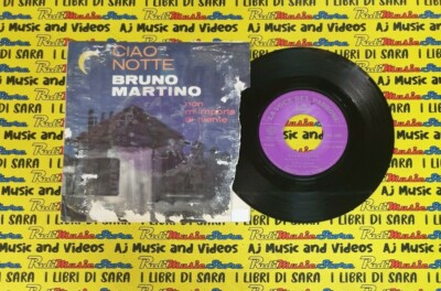 LP 45 7''BRUNO MARTINO Ciao notte Non m'importa di niente 1964 italy no cd mc dvd