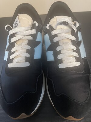 New Balance WS237GD Womens US Size 11 Black Beach Blue Suede